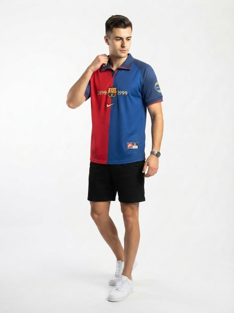 Barcelona 1999 100th Anniversary Edition Jersey - Retro Version