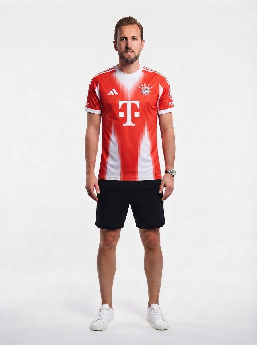 Bayern Munich Home Kane 9 Fan Jersey 2025/26