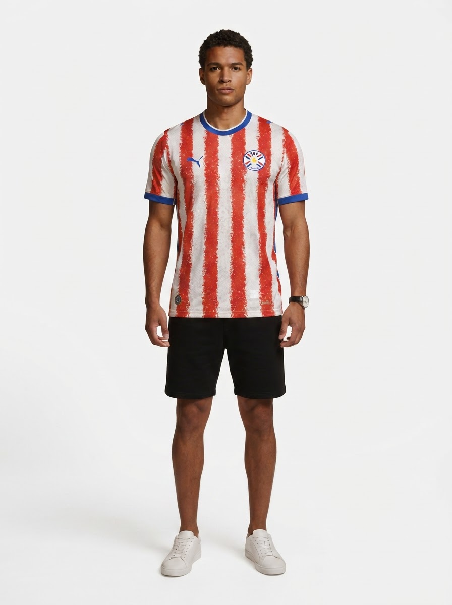 Paraguay 2026 home World Cup 2026 - Fan Version