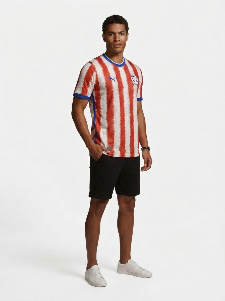 Paraguay 2026 home World Cup 2026 - Fan Version
