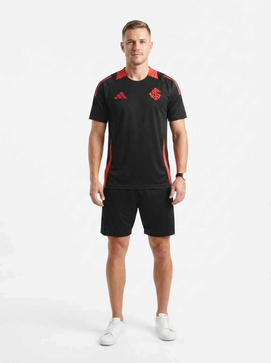 Internacional 25/26 Training Jersey - Black - Fan Version
