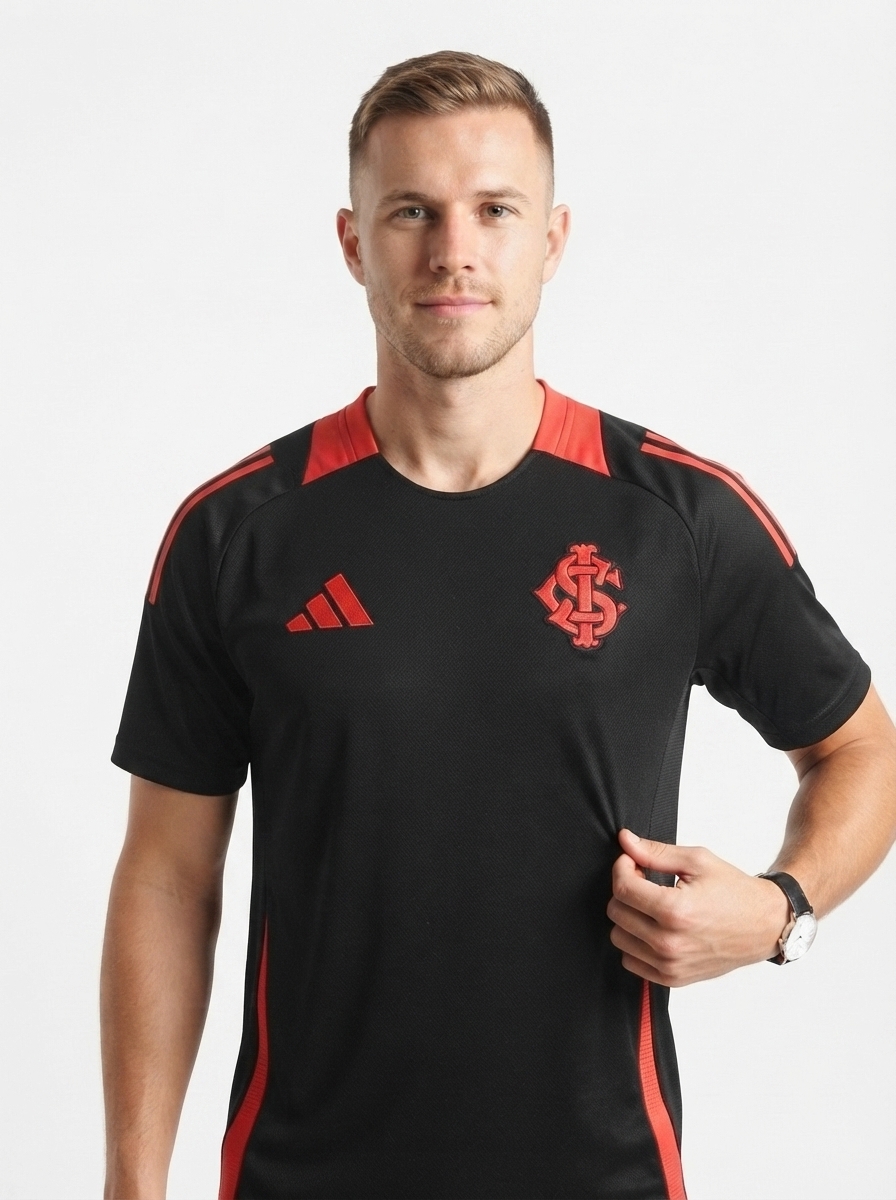 Internacional 25/26 Training Jersey - Black - Fan Version
