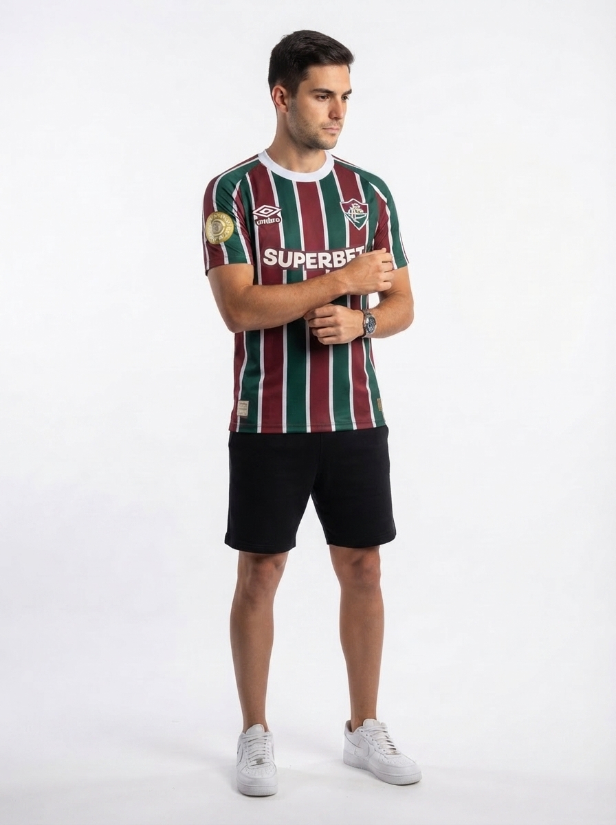 Jersey Fluminense 2025/26 I Player [Slim Fit] Authentic Player [Slim Fit] - Patch Mundial [Slim Fit]