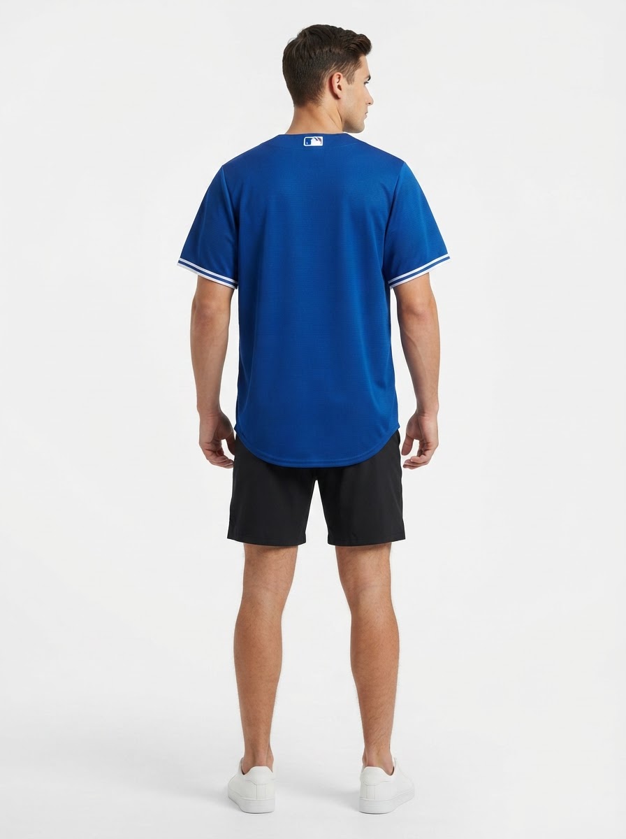Jersey MLB Toronto Blue Jays II Torcedor Masculina Azul