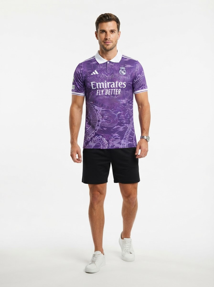 Real Madrid 25/26 Special Edition Jersey - Purple - Player Version - Slim Fit