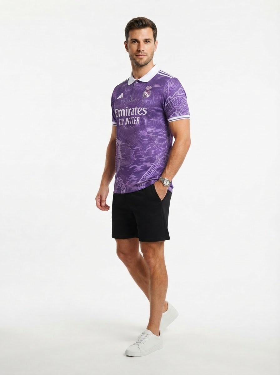 Real Madrid 25/26 Special Edition Jersey - Purple - Player Version - Slim Fit