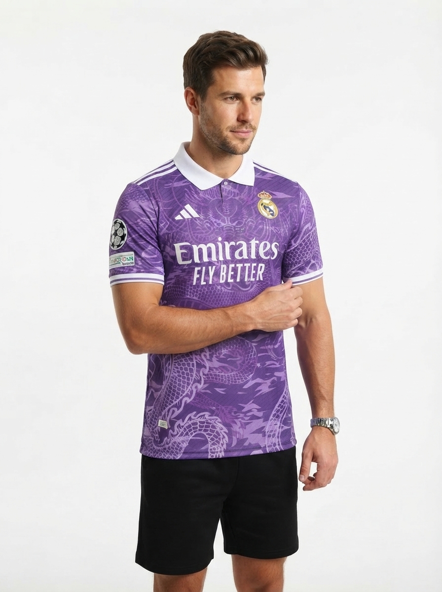 Real Madrid 25/26 Special Edition Jersey - Purple - Player Version - Slim Fit