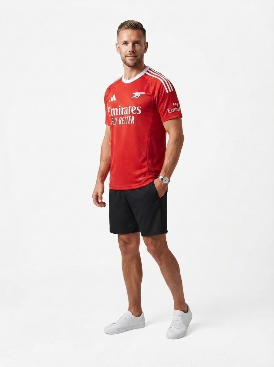 Arsenal 25/26 Pre-Match Jersey - Red - Player Version - Slim Fit