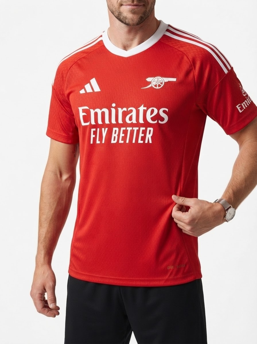 Arsenal 25/26 Pre-Match Jersey - Red - Player Version - Slim Fit