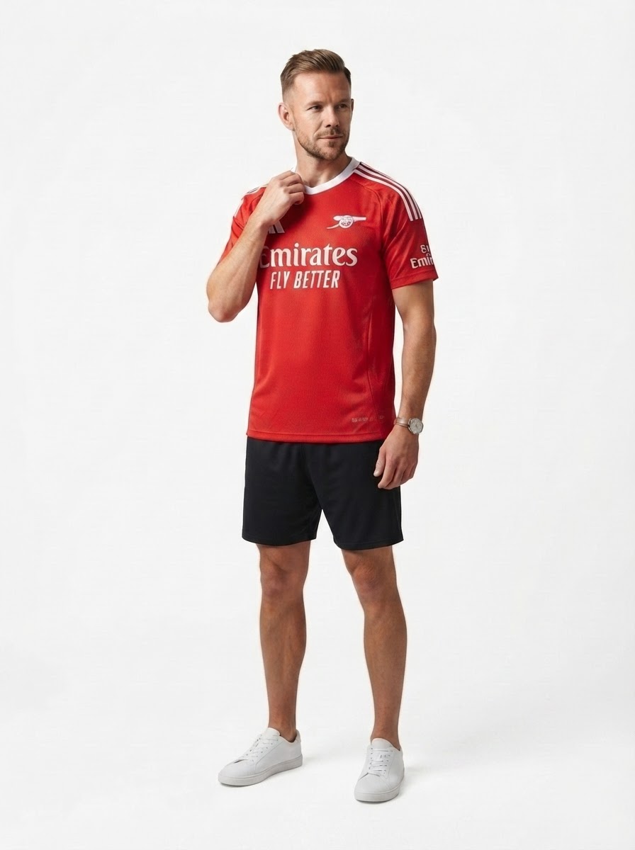 Arsenal 25/26 Pre-Match Jersey - Red - Player Version - Slim Fit