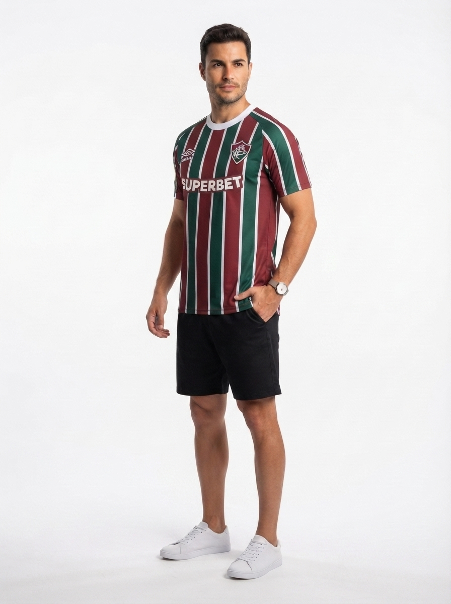 Jersey Fluminense 2025/26 I - Patch Mundial de Clubes