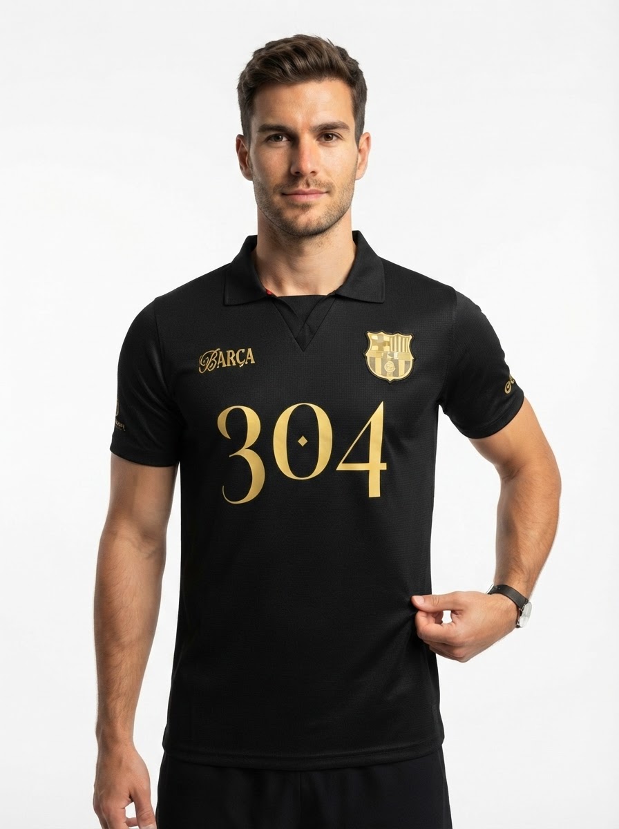 Barcelona 25/26 Black - Special Edition Jersey - Player Version - Slim Fit