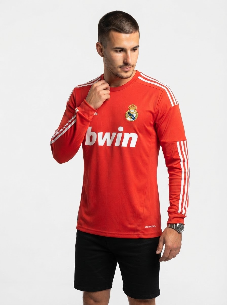 Real Madrid 11/12 II Away Jersey - Long Sleeve Retro Version