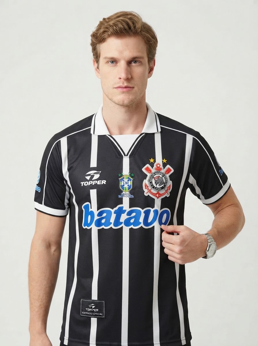 Corinthians 1999 II Away Jersey - Retro Version