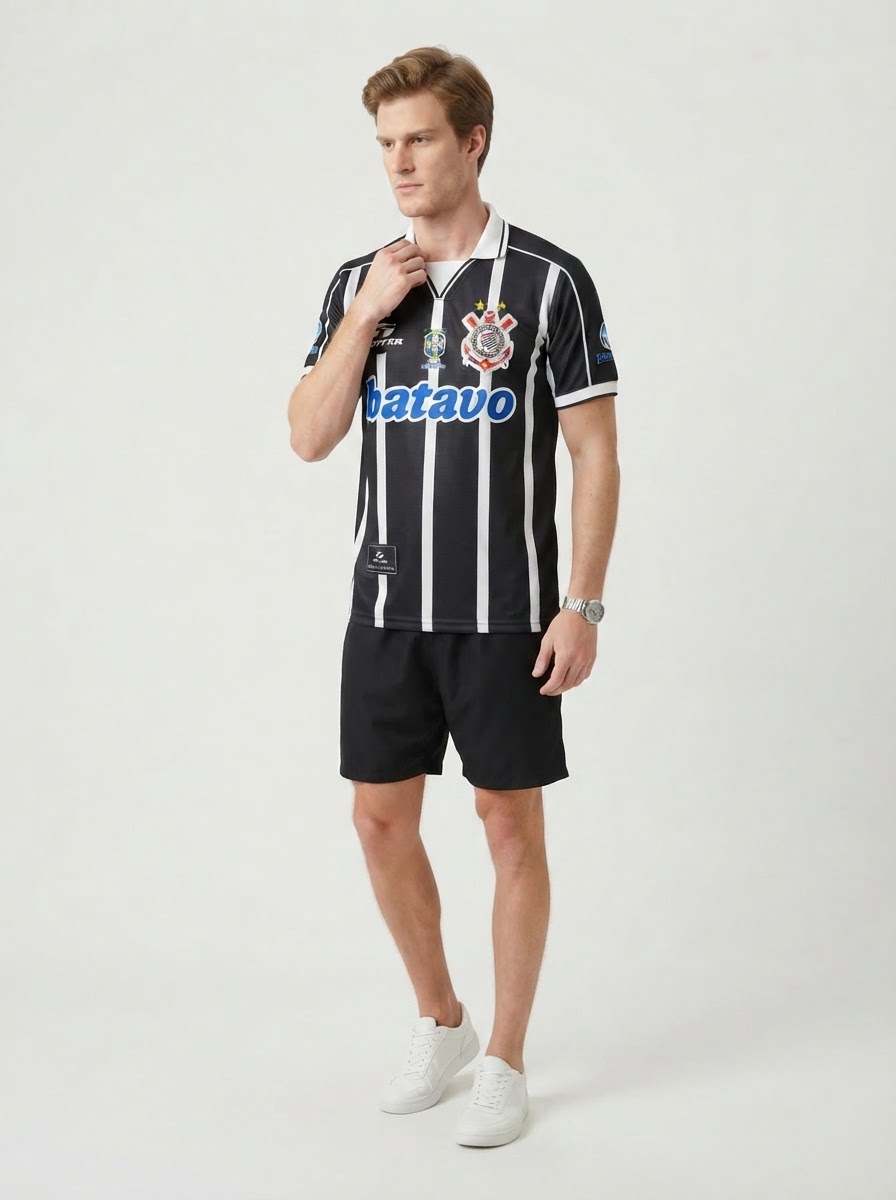 Corinthians 1999 II Away Jersey - Retro Version
