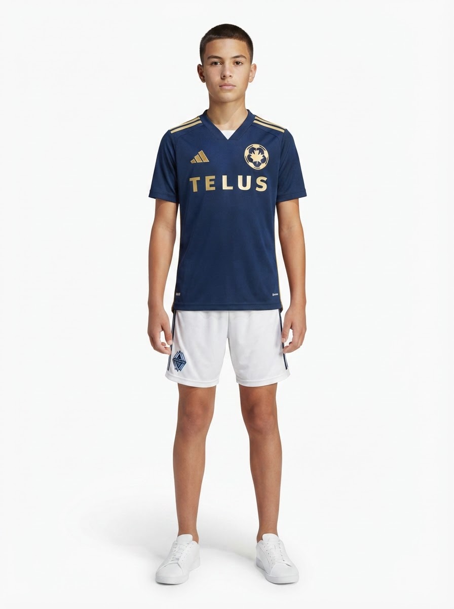 Kids Kit Vancouver Whitecaps Away Fan Jersey 2025/26