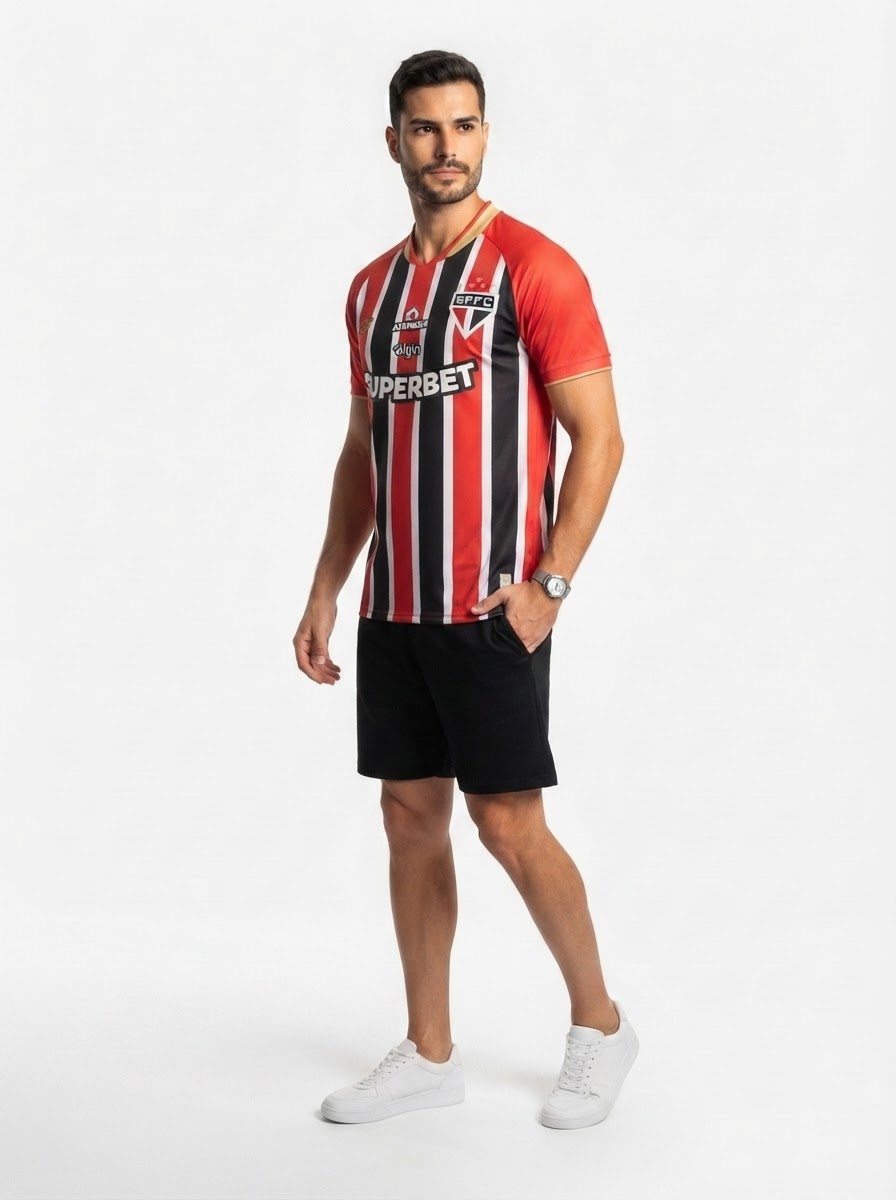 Jersey São Paulo 2025/26 II Player [Slim Fit] with Sponsors [Slim Fit]