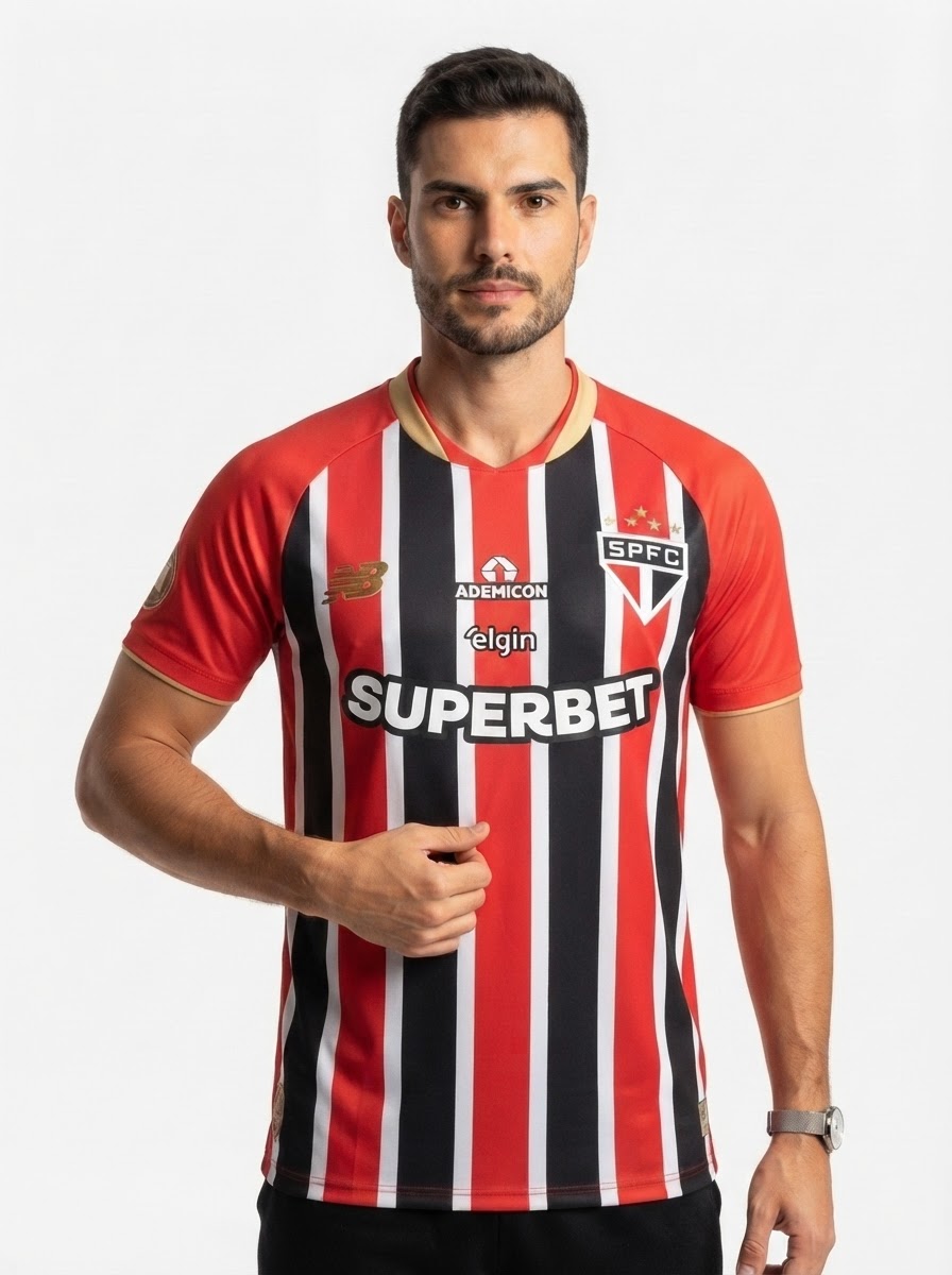 Jersey São Paulo 2025/26 II Player [Slim Fit] with Sponsors [Slim Fit]