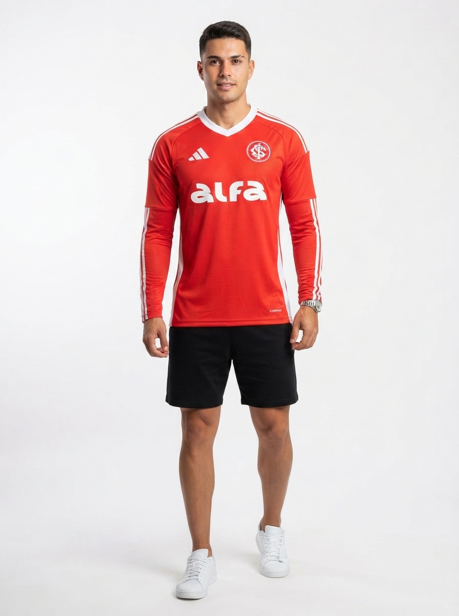 SC Internacional Home 2025 - Long Sleeve SPONSOR