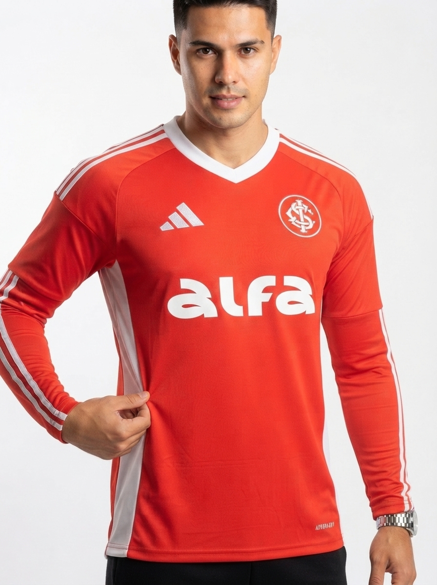 SC Internacional Home 2025 - Long Sleeve SPONSOR