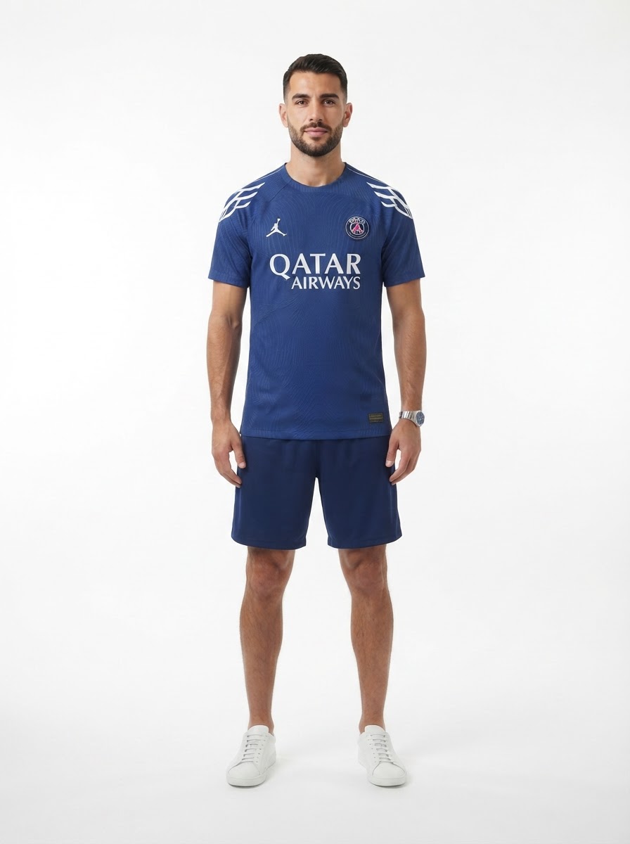 Paris Saint-Germain (PSG) 25/26 Training Jersey - Navy Blue - Player Version - Slim Fit