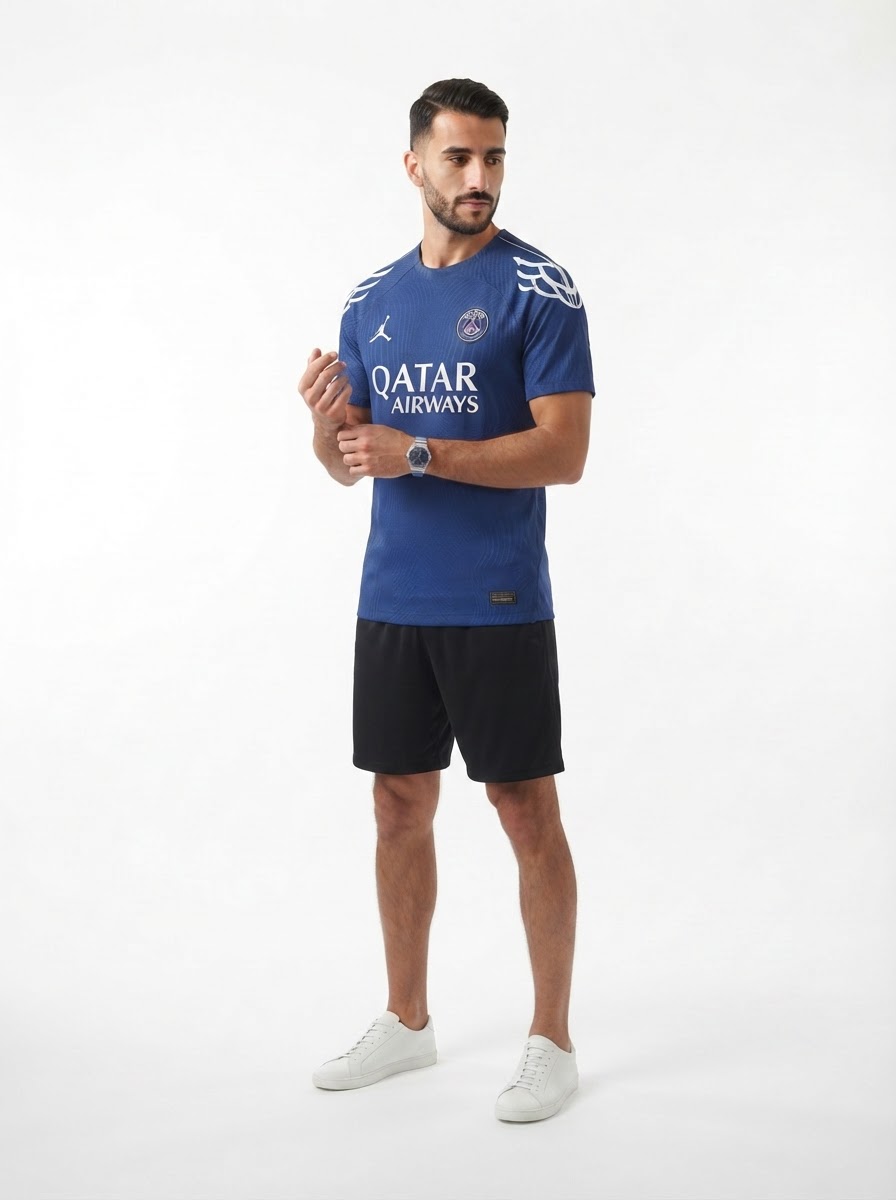 Paris Saint-Germain (PSG) 25/26 Training Jersey - Navy Blue - Player Version - Slim Fit