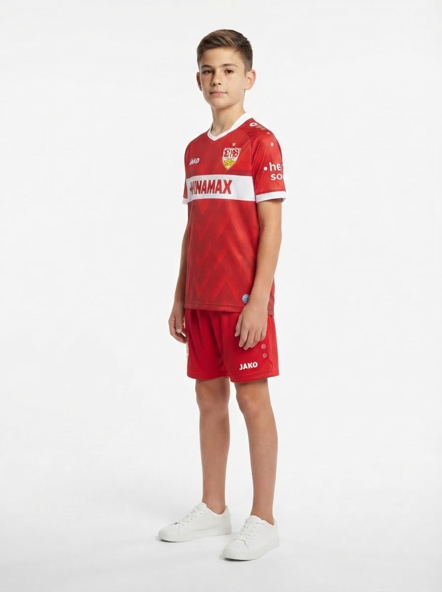 Kids Kit VfB Stuttgart Away Fan Jersey 2024/25