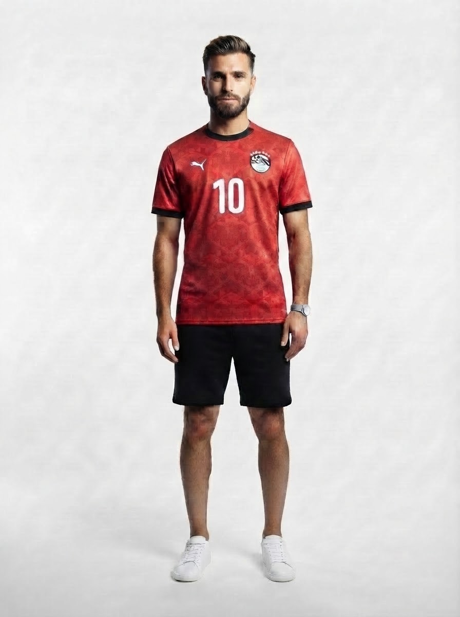Egypt M.Salah 10 Home Fan Jersey 2025/26