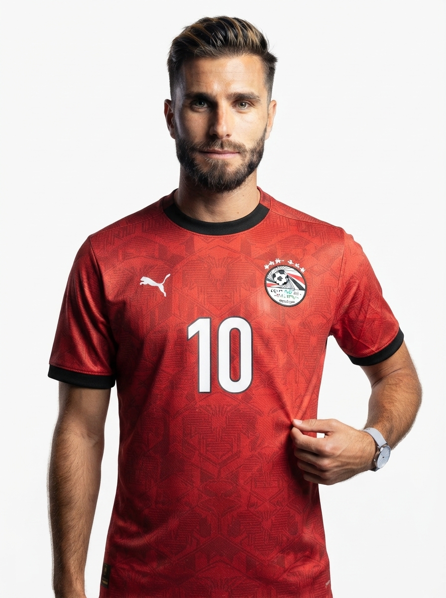 Egypt M.Salah 10 Home Fan Jersey 2025/26