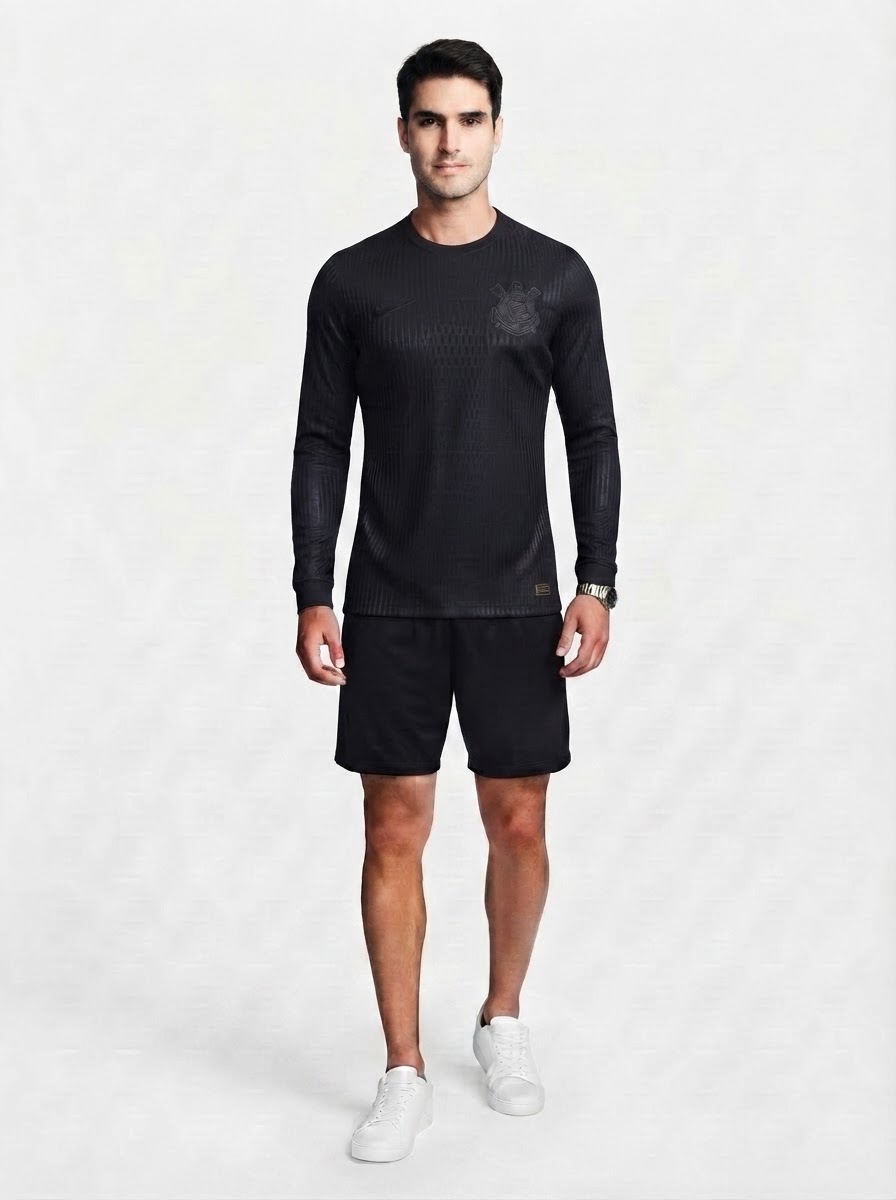 Corinthians 24/25 II Away Jersey - Long Sleeve Player Slim Fit - Slim Fit
