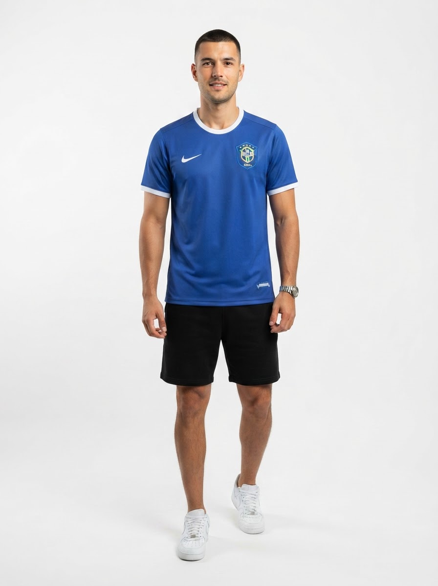 Jersey Retro National Team Brasileira 2006 II