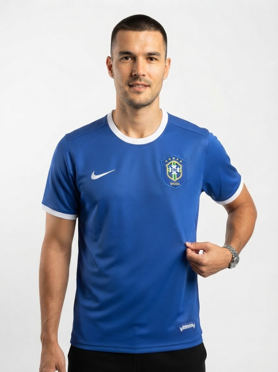 Jersey Retro National Team Brasileira 2006 II