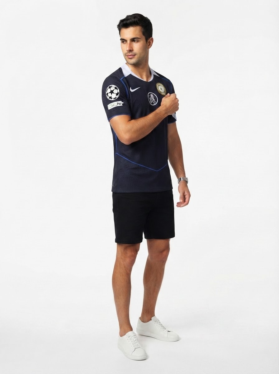Chelsea Authentic Player [Slim Fit] Player [Slim Fit] Player [Slim Fit] / Player - Third Jersey 25/26 Patch Champions League - [Slim Fit]