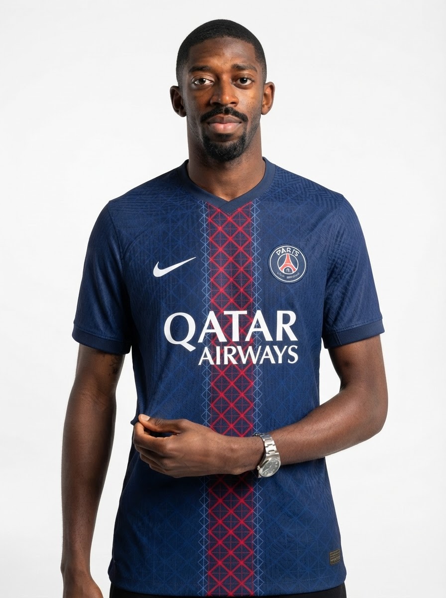 PSG O.Dembélé 10 Home Authentic Player [Slim Fit] Player [Slim Fit] Player [Slim Fit] Player 2025/26 Dri-Fit ADV Match