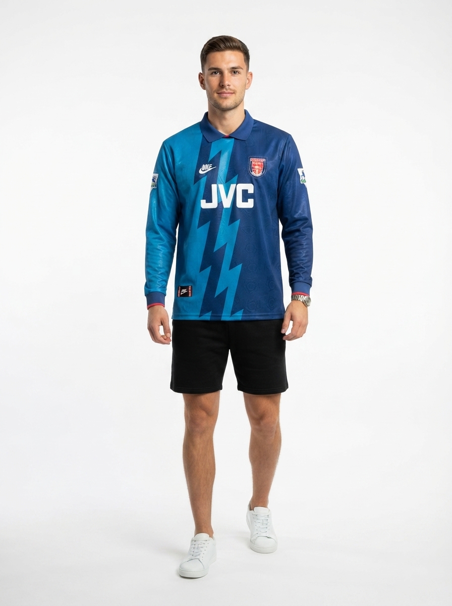Arsenal 95/96 II Away Jersey - Long Sleeve Retro Version