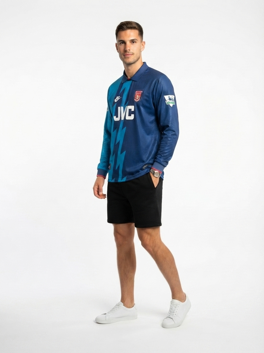 Arsenal 95/96 II Away Jersey - Long Sleeve Retro Version