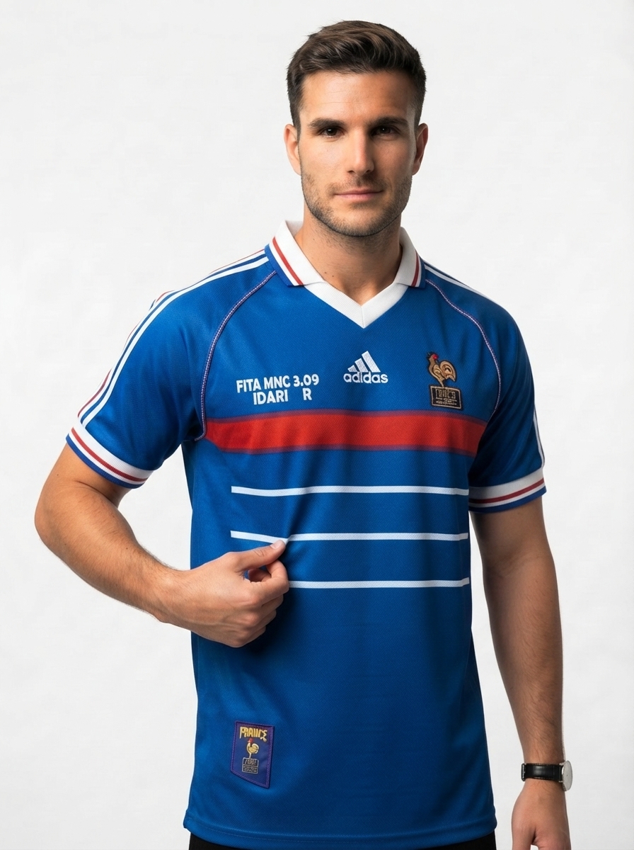 France 1998 Home World Cup Jersey