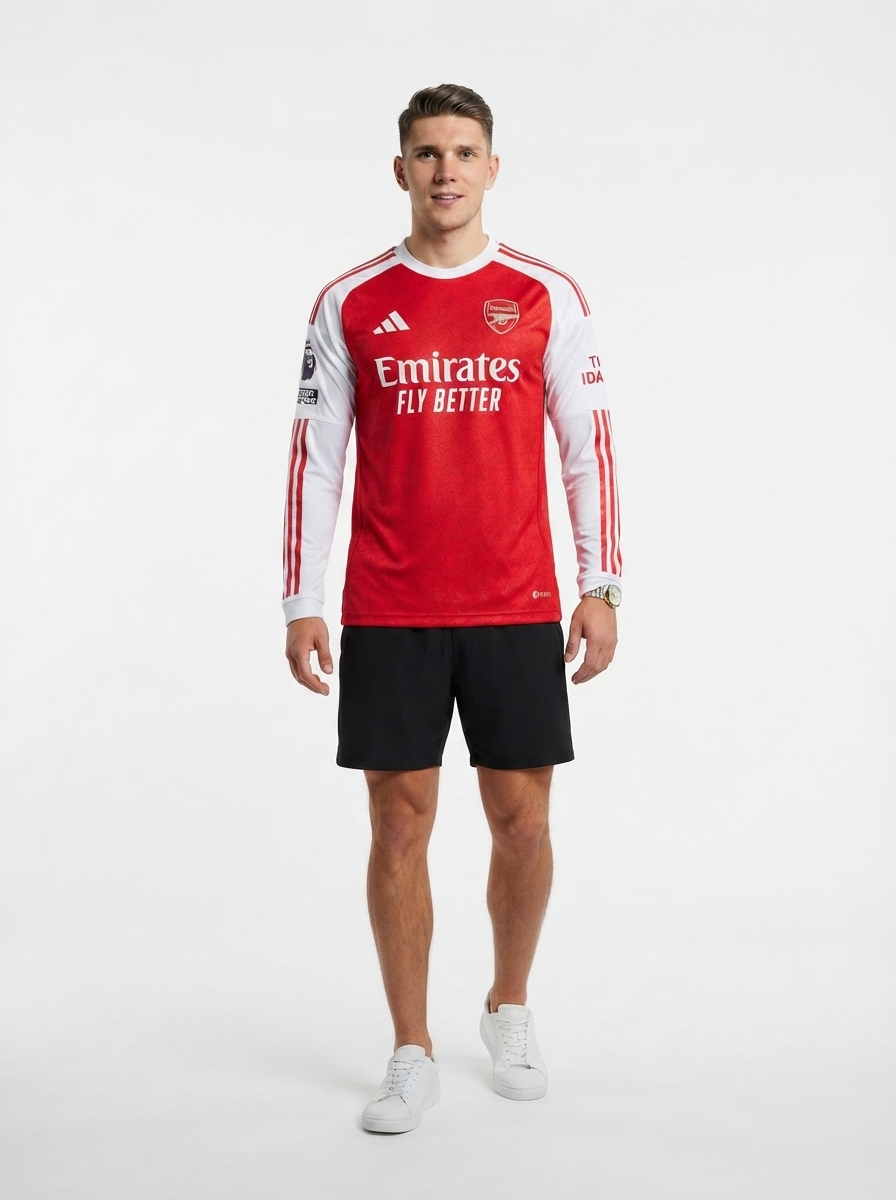 Arsenal Gyökeres 14 Home Long Sleeve Fan Jersey 2025/26