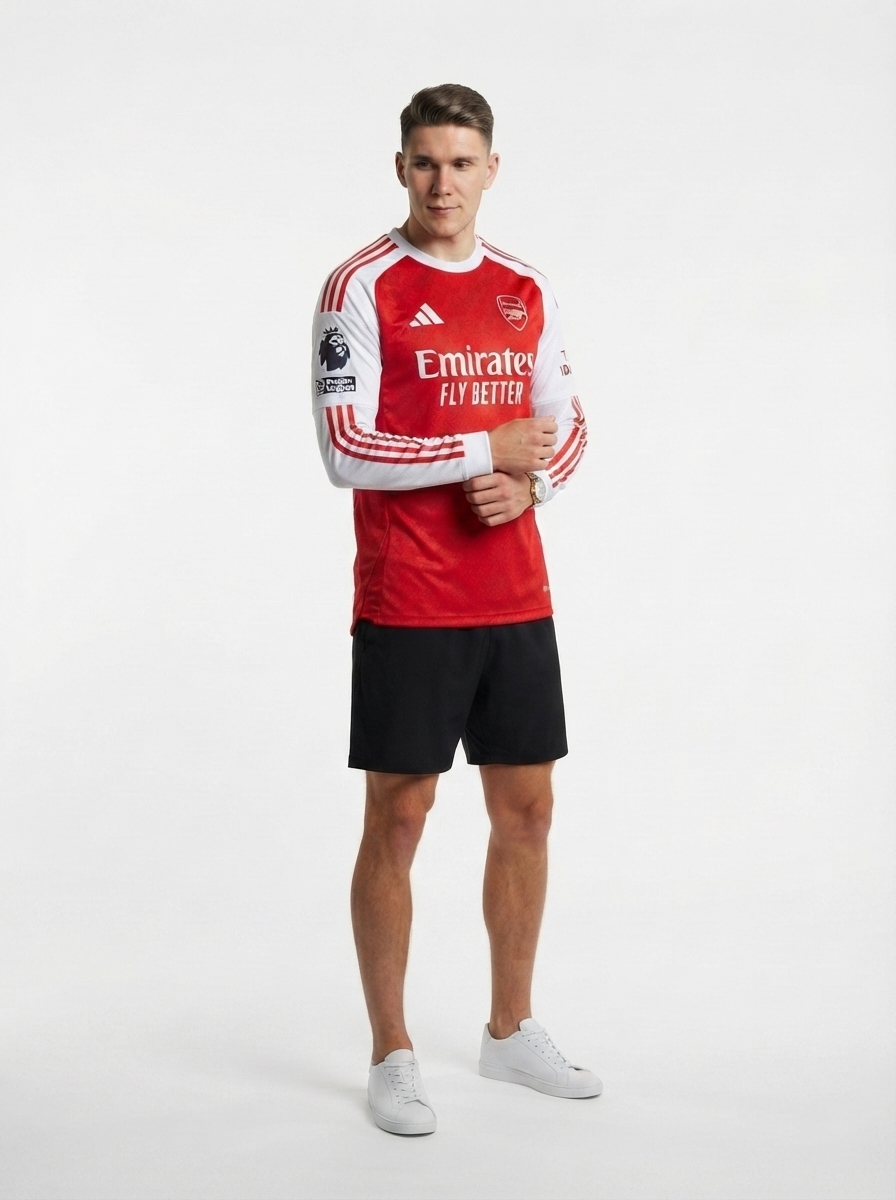Arsenal Gyökeres 14 Home Long Sleeve Fan Jersey 2025/26