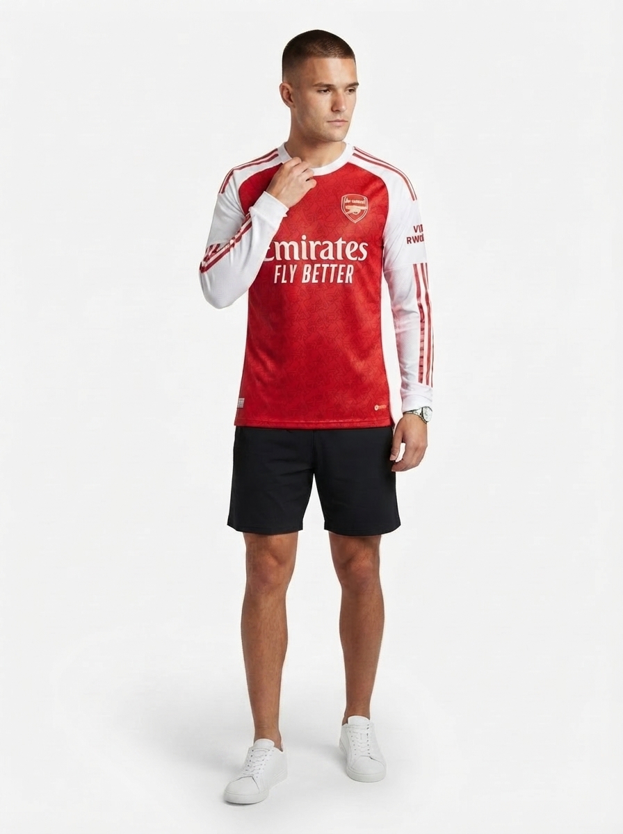 Arsenal Madueke 20 Home Long Sleeve Fan Jersey 2025/26