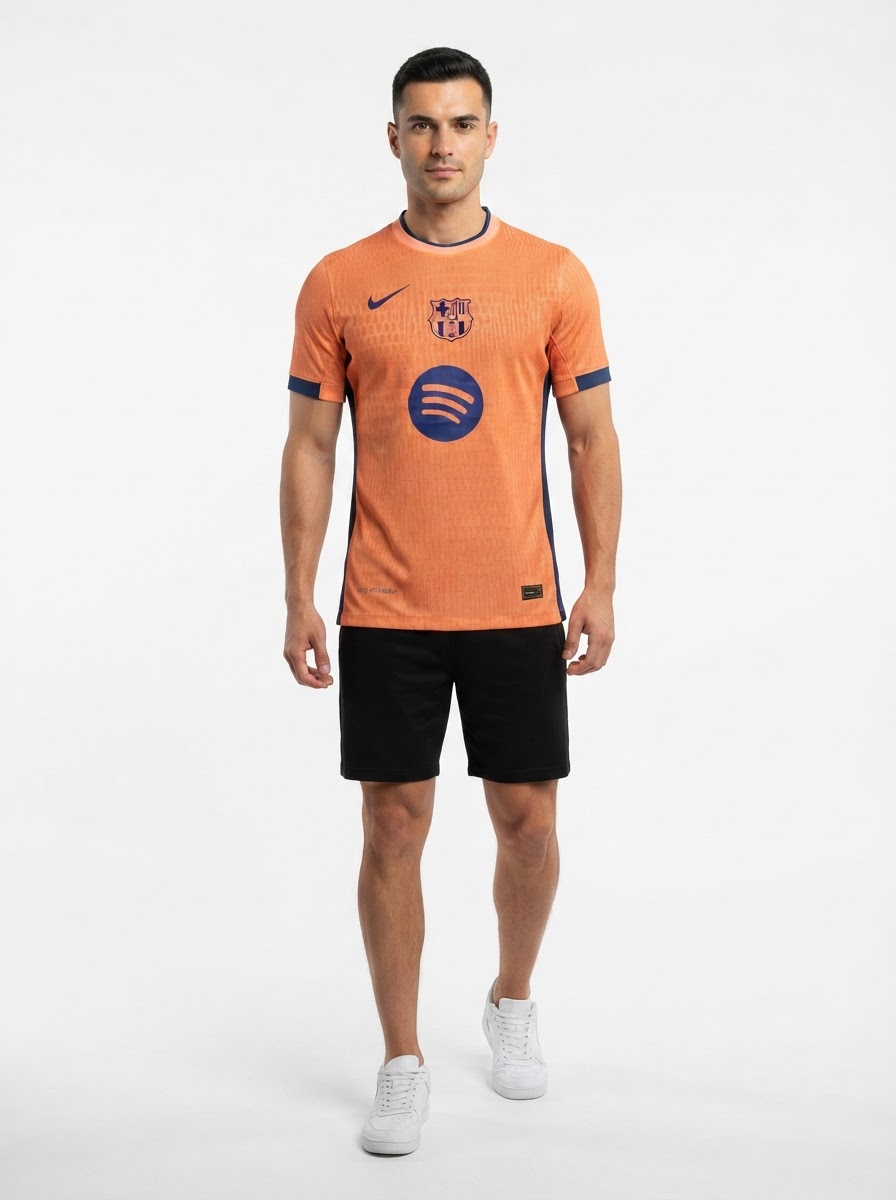 Barcelona 25/26 Special Edition Jersey - Orange - Player Version - Slim Fit