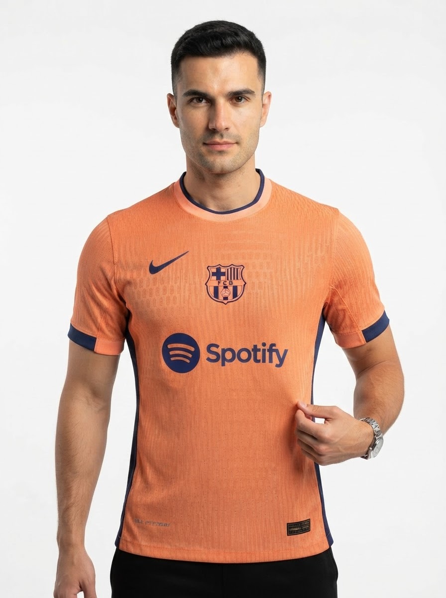 Barcelona 25/26 Special Edition Jersey - Orange - Player Version - Slim Fit
