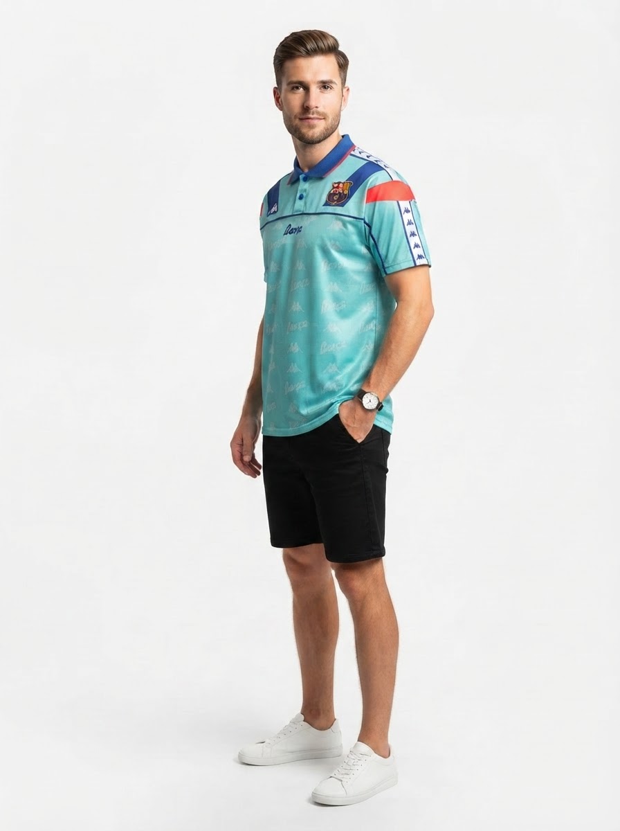 Barcelona 92/95 Light Blue Jersey - Retro Version