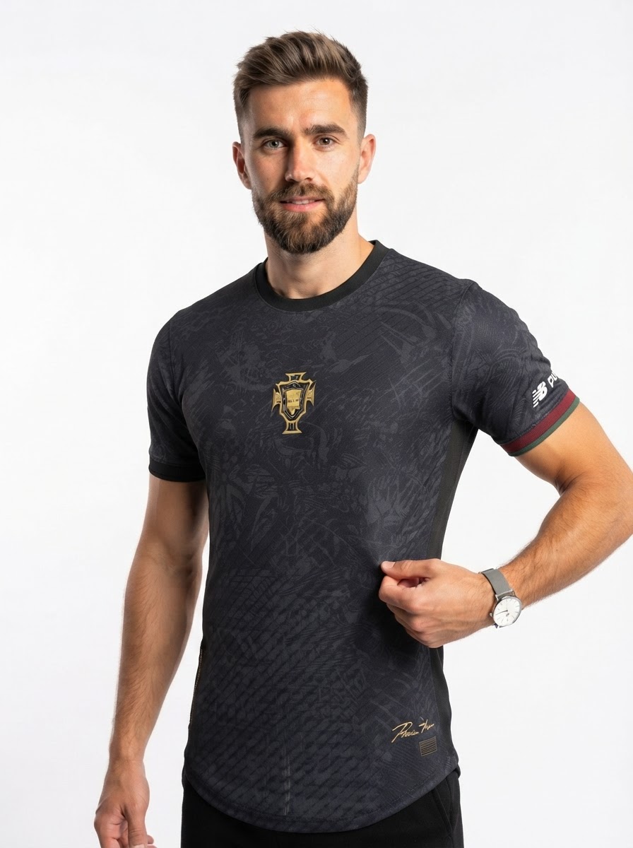 Portugal 25/26 Special Edition Jersey - Player Version [Slim Fit] black