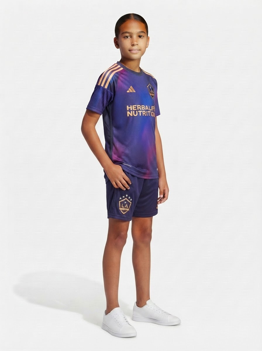 Kids Kit LA Galaxy Away 2025/26