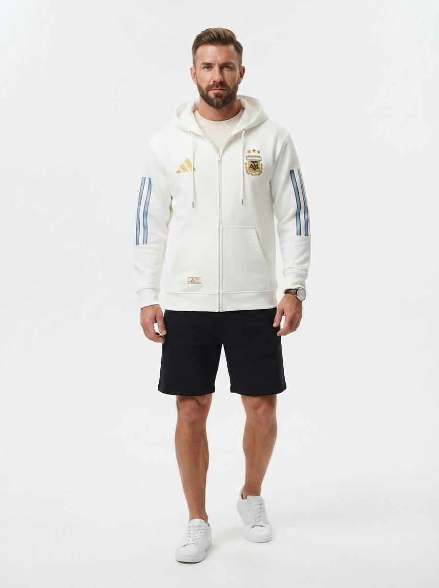 Argentina Sudadera - hoodie - White