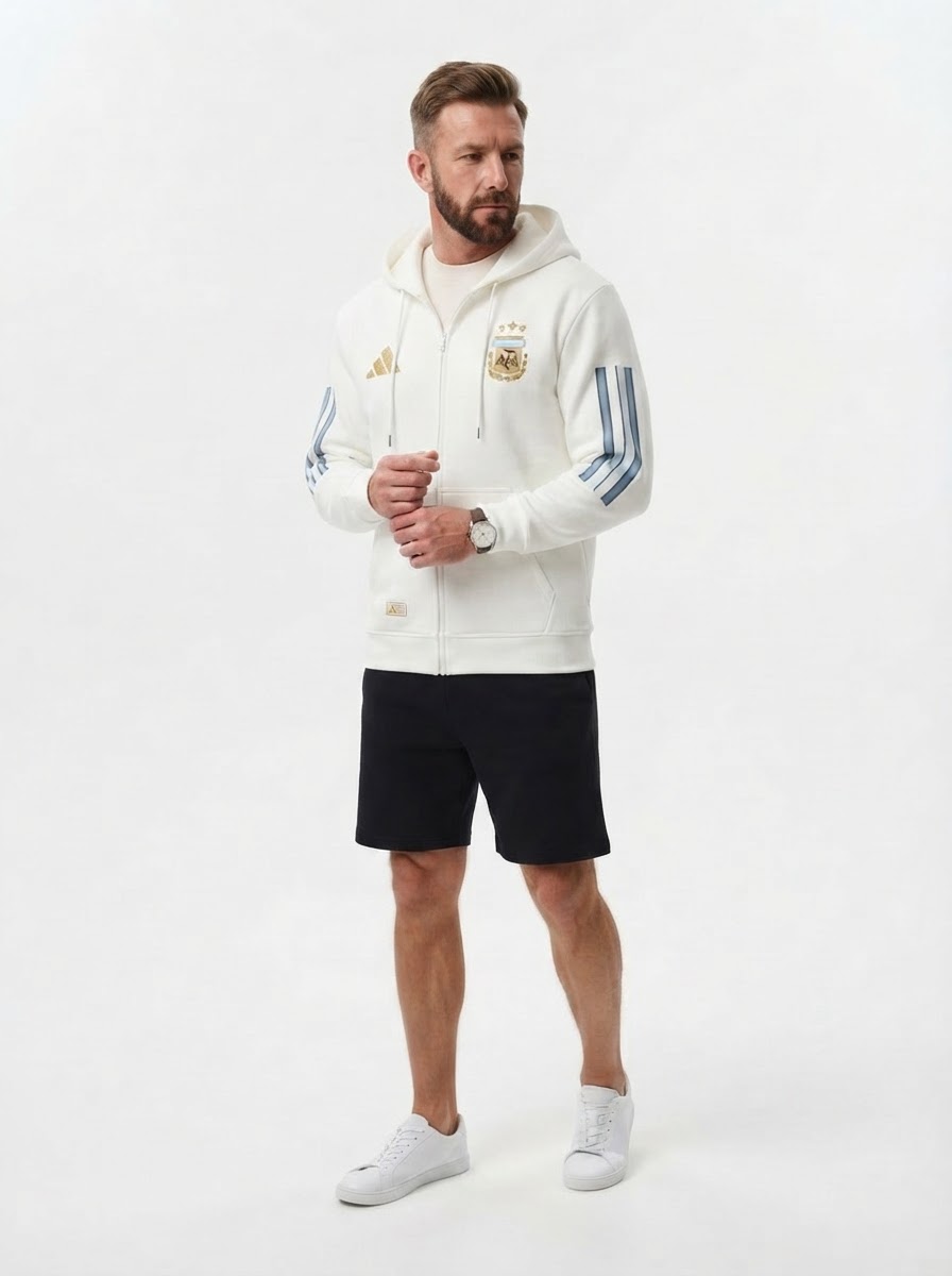 Argentina Sudadera - hoodie - White