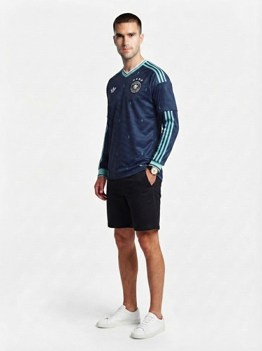 Germany 26 Away Long Sleeve Jersey - Fan Version