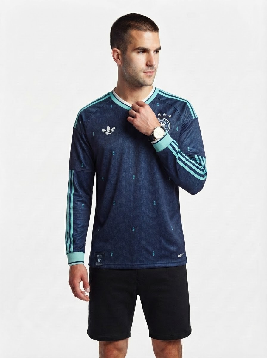 Germany 26 Away Long Sleeve Jersey - Fan Version
