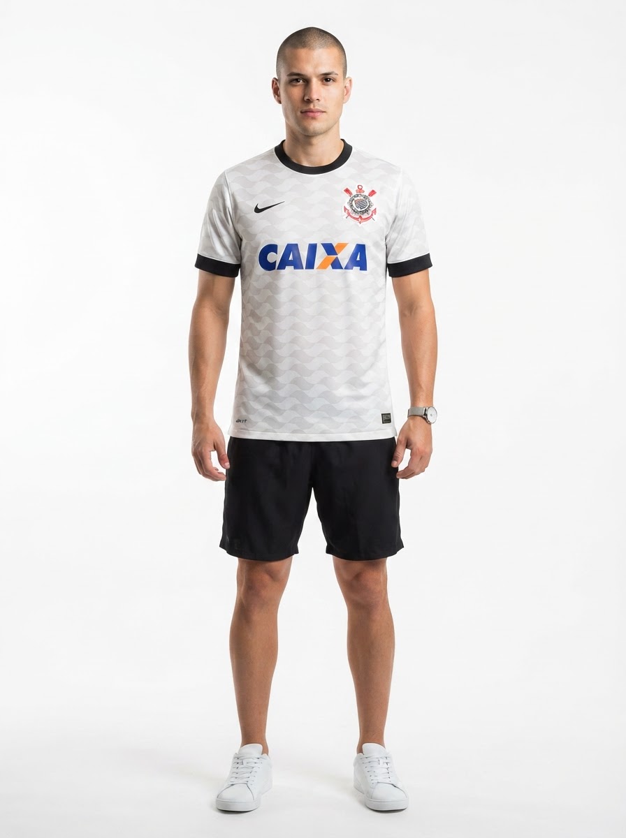 Corinthians 2012 I Home Jersey - Retro Version